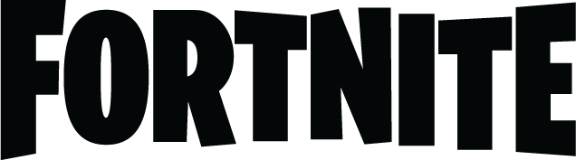 Logo_Horizontal_Black Fortnite Battle Royale Logo in green and yellow with tags underneath